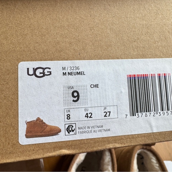 Ugg neumel men's shoes size 9 - Picture 7 of 13